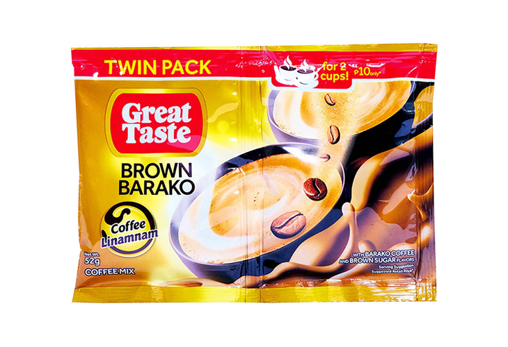 Great Taste Brown Barako Twin Pack 52g 10s