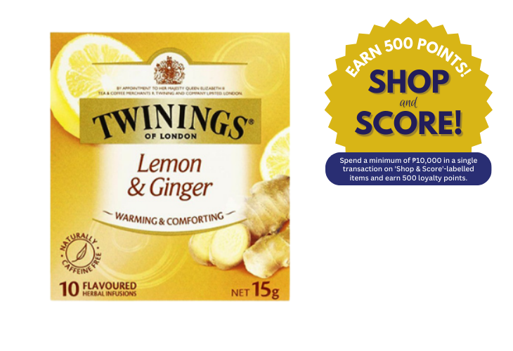 Twinings Lemon & Ginger 1.5g (Shop & Score 500!)