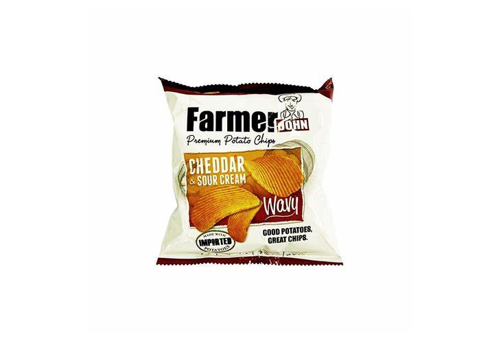 Farmer John Pot Chips Cheddar & Sour Crm 22g