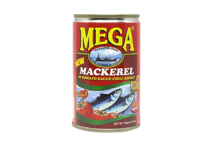 Mega Mackerel In Tomato Sauce With Chili EOC 155g