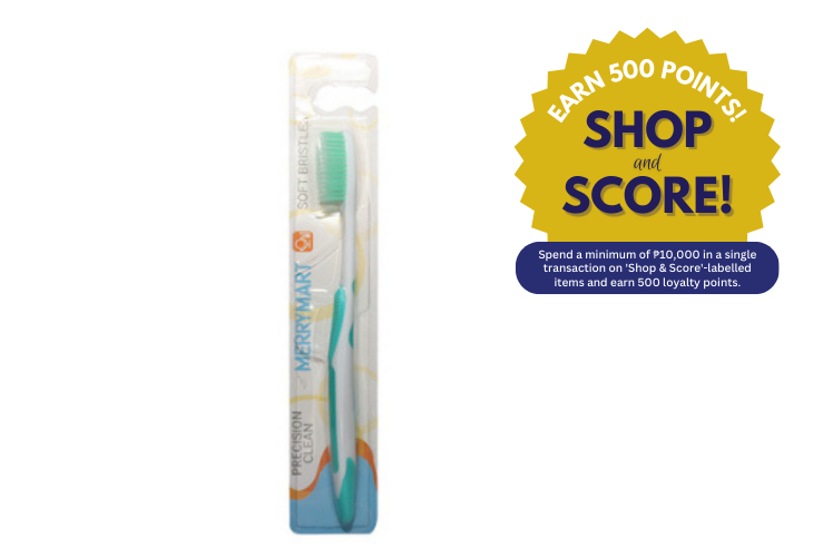 MerryMart Adult Colored Toothbrush (Shop & Score 500!)