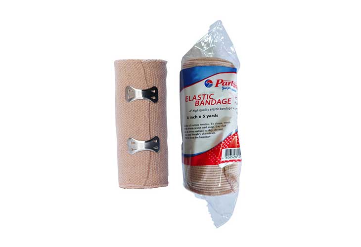Partners Elastic Bandage 4x5yds Flesh 12s