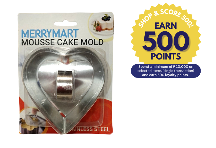 MerryMart Mini Mousse Cake Molds (Shop & Score 500!)