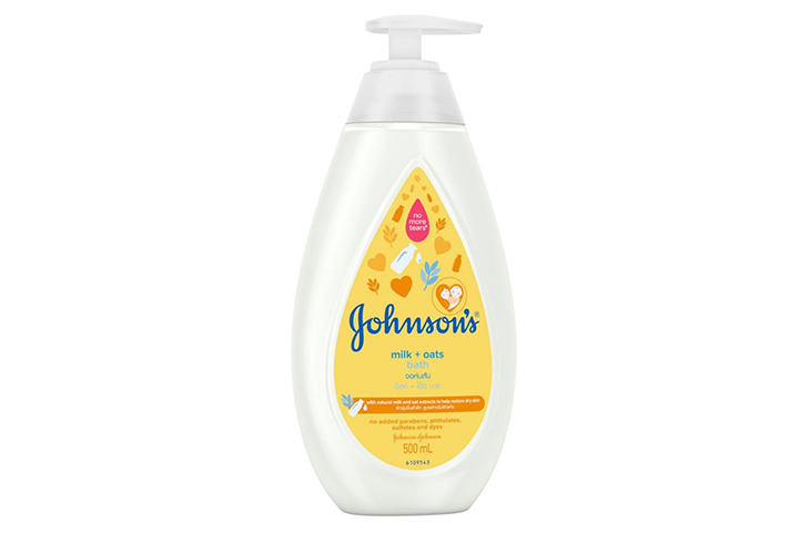 Johnson's Milk+Oats Baby Bath Pump 500ml