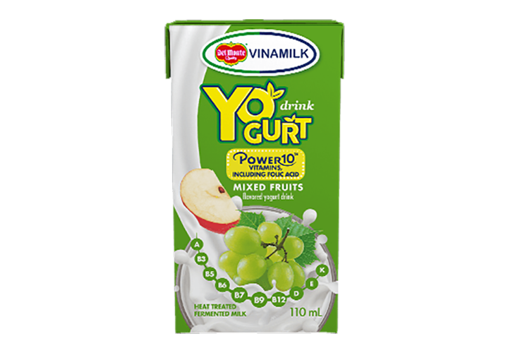 DelMonte Vinamilk Yoghurt Mixed Fruits 110ml