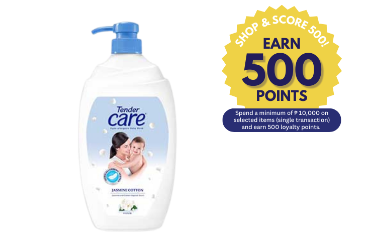 Tender Care Jasmine Cotton Body Wash 1L (Shop & Score 500!)