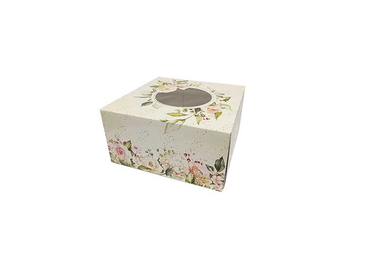 Edison Floral Cake Box 8" x 8" x 4"