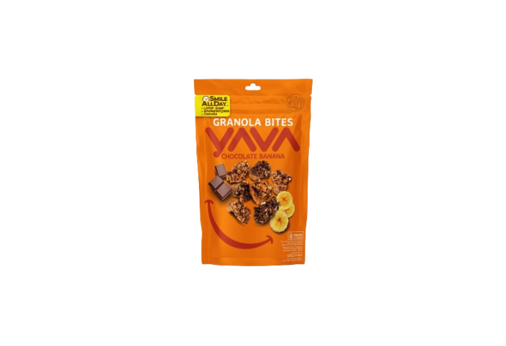 YAVA Granola Bites Chocolate Banana 125g