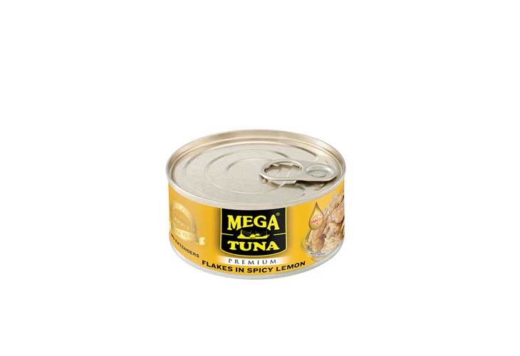 Mega Tuna Flakes Spicy Lemon EOC 180g