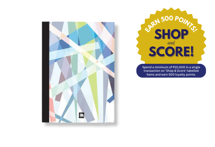 Elephant Notebook Abstract Blue 80 Sheets (Shop & Score 500!)