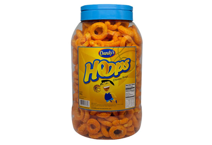 Dandy's Hoops Cheese Rings 300g