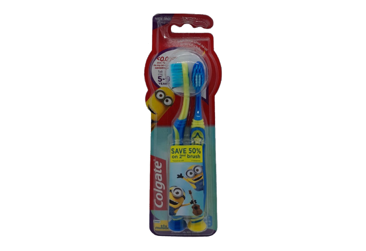 Colgate (Colgate Toothbrush) SMILES - Youth Minions 5-9 Twin (Ultra Soft)