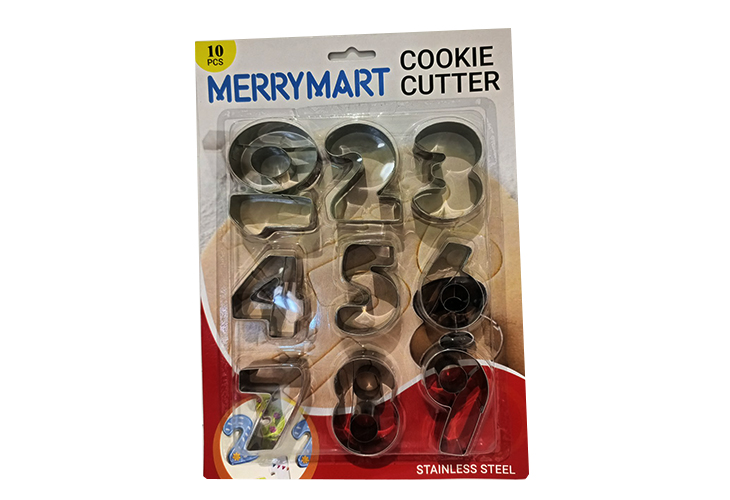 MerryMart Letter Cookie Cutter