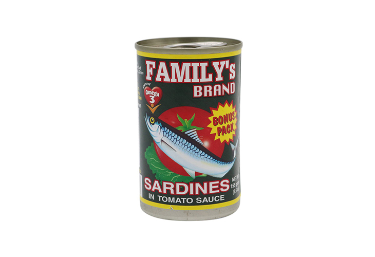 Family's Brand Sardines Regular Tomato Sauce Eoc 155g